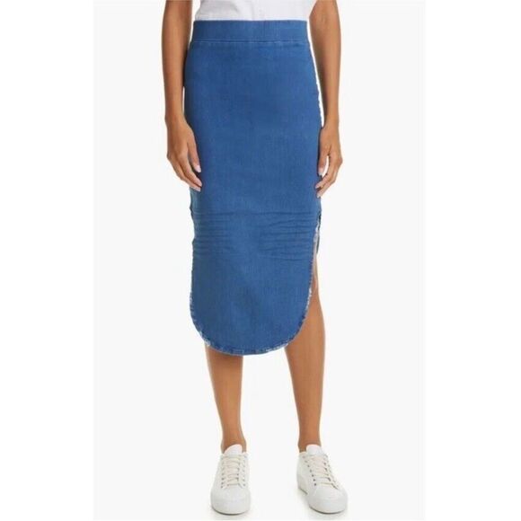 Frank & Eileen Donegal Unforgettable Skirt in 1977 Medium Denim Wash 2 NEW $268 - Picture 3 of 8